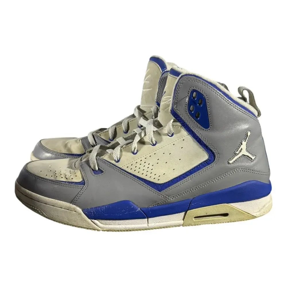 Jordan Spizike 454050-007 Wolf Grey Old Royal Stealth Blue Men’s Size 13 Sneaker